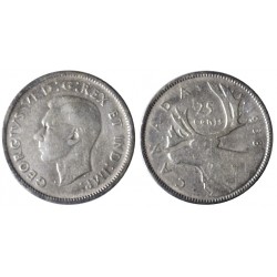 Canada 25 Cents 1938