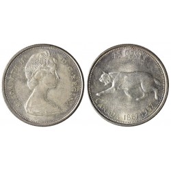 Canada 25 Cents 1967