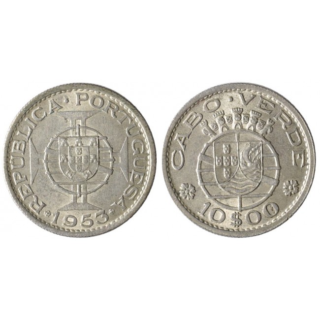 Capo Verde 10 Escudos 1953