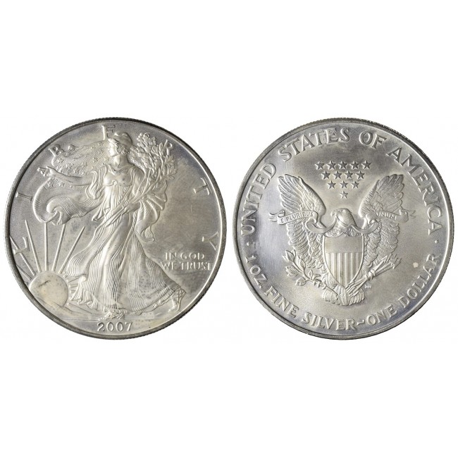 USA Silver Dollar 2007