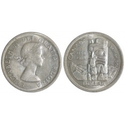 Canada Dollar 1958 (British Columbia)
