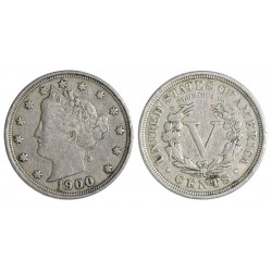 USA 5 Cents (Liberty Nickel) 1900