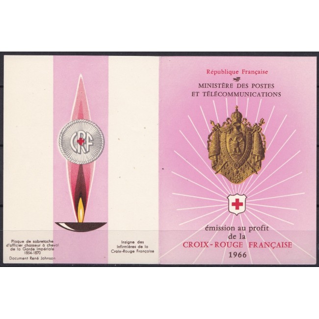 Francia 1966 - Libretto - Croce Rossa
