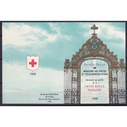 Francia 1968 - Libretto - Croce Rossa. Quadri di N. Mignard