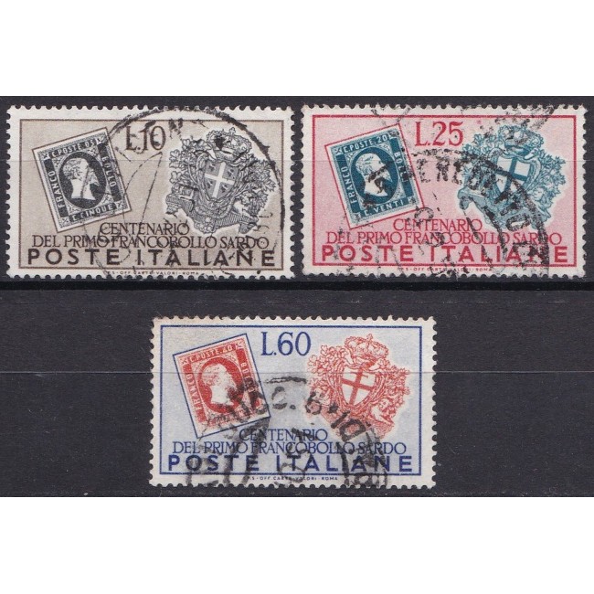 1951 Centenario dei primi francobolli sardi