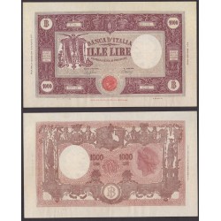 Biglietti di banca 1.000 Lire 1944 Grande "M" B.I.