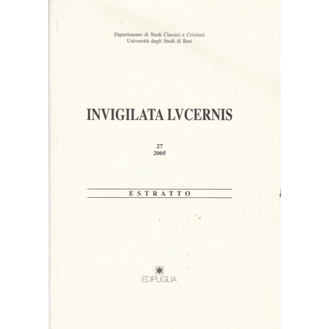 G. Ruotolo - Invigilata Lucernis 27 2005 estratto