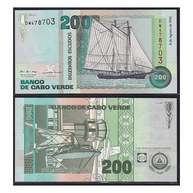 Capo Verde 200 Escudos 1992