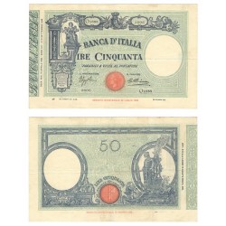 Biglietti di banca  50 Lire 1935 Matrice - Fascio