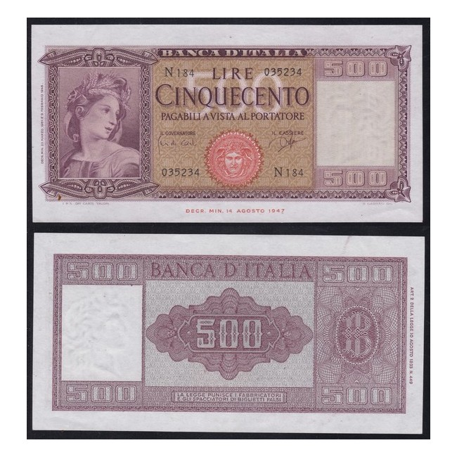 500 Lire 1961 Italia