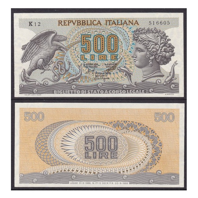 500 Lire 1966 Aretusa