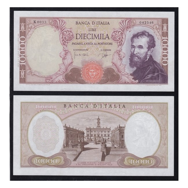 10.000 Lire 1962 Michelangelo Buonarroti