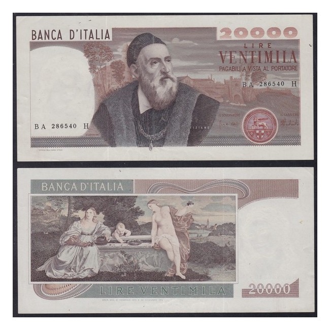 20.000 Lire 1975 Tiziano