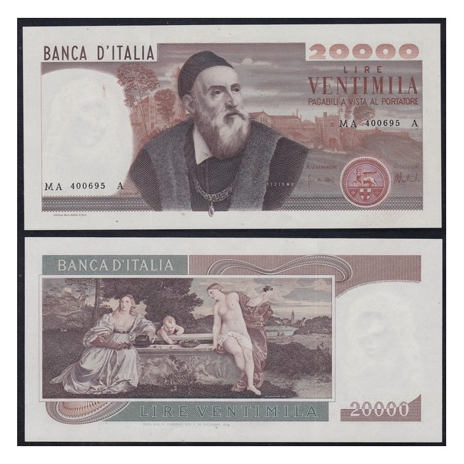 20.000 Lire 1975 Tiziano