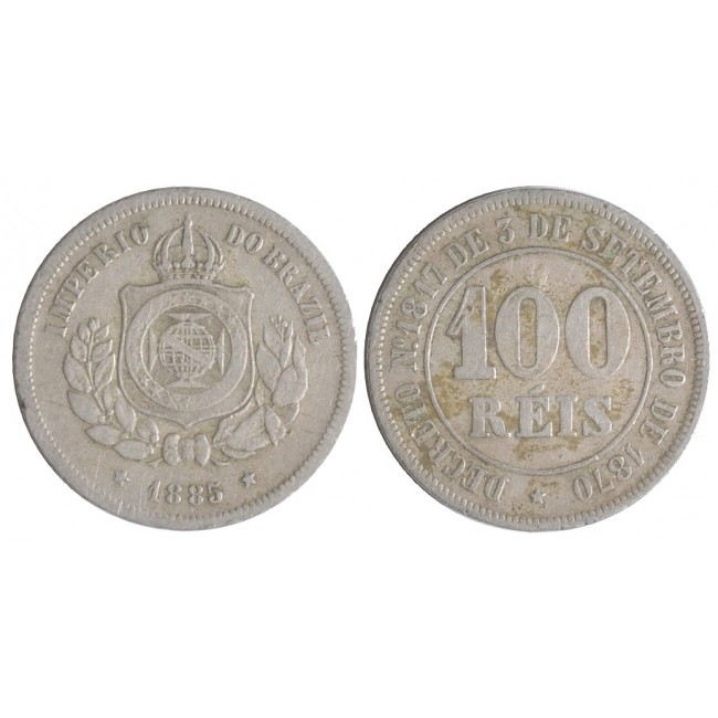 Brasile 100 Reis 1885