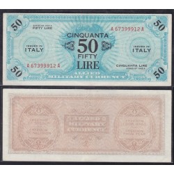 Allied Military Currency 50 lire 1943
